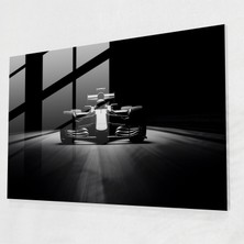 Painted Anarchy Formula 1 Cam Duvar Tablosu - Formula 1, Cam Duvar Sanatı, Yarış, Minimalist, 45 x 30 cm