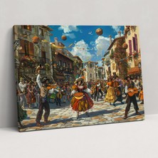 Painted Anarchy Fovizm Sanat Tarzı Kanvas Tablo - Fovizm, Fovizm Sanat Tarzı, Ev Dekorasyonu, Kanvas Tablo, 50 x 30 cm