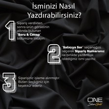 One Silver Gold 925 Ayar Gümüş Boks Eldiveni Harf Kolye Özel Tasarım