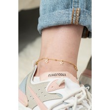 Silvano Jewelry 925 Ayar Gümüş Gold Figürlü Halhal