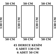 Diecor Dekoratif Boyanabilir 2,5 cm Duvar Çıtası Kesimli Hazır Paket