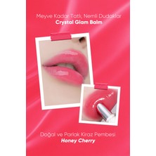 CLIO Yoğun Pigmentli ve Işıltılı Dudak Balmı Clio Crystal Glam Balm (03 Honey Cherry)