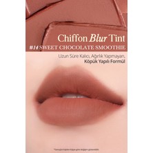 CLIO Kadifemsi Dokulu Doğal Görünüm Sunan Tint Clio Chiffon Blur Tint (14 Sweet Chocolate Smoothie)