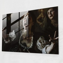 Painted Anarchy Caravaggio Tarzı Ev Dekorasyonu - Caravaggio, Modern Sanat, Ev Dekorasyonu, Cam Sanatı, 45 x 30 cm