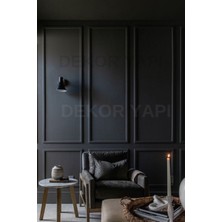 Diecor Dekoratif Boyanabilir 1 Adet 4 cm Eğimli Polistren Duvar Çıtası