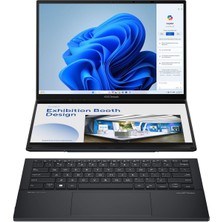 Asus Zenbook Duo– Intel Ultra 7 155H- 14’’ OLED Dokunmatik– 16GB Ram – 1tb Ssd- Q Us Ingilizce Klavye- 1 Yıl Garanti- UX8406MA-DS76T