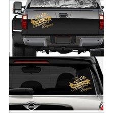 Sticker Usta Dağ Kamp Dağcılık Adventure 4x4 Offroad Araba Oto Karavan Sticker 00084