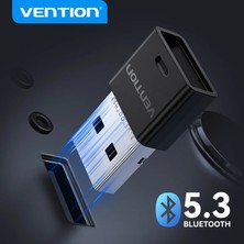 Vention Bluetooth Adaptör 5.3 Yüksek Performans CE/FC/ROHS Lisanslı Düşük Gecikme Süper Hızlı Usb Bluetooth Adaptör 5.3 Son Nesil Teknoloji