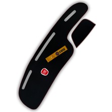 Tusba Market Fiat Tipo Tempra Oto Nakışlı Torpido Koruma Halısı & Fiat Sarı Tampon Dili - Çeki İpi