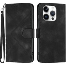 SZY Market Kart Yuvası ile IPhone 16 Pro Max Pu Deri Manyetik Kapak Için Flip Case (Yurt Dışından)