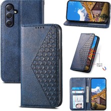 SZY Market Samsung Galaxy M54 Cüzdan Için Flip Case El Kayışı Standı Günlük Kullanım Eşkenar Dörtgen (Yurt Dışından)