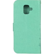 SZY Market Samsung Galaxy A6 2018 Kickstand Manyetik Kapatma Kartı Pu Için Filp Durumda (Yurt Dışından)