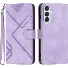 SZY Market Samsung Galaxy M15 Pu Deri Manyetik Kapak Flip Cüzdan Için Flip Case (Yurt Dışından)