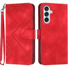 SZY Market Samsung Galaxy M15 Pu Deri Manyetik Kapak Flip Cüzdan Için Flip Case (Yurt Dışından)