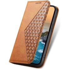 SZY Market Samsung Galaxy M34 5g Eşkenar Dörtgen Şekli Cüzdan Günlük Kullanım El Için Flip Case (Yurt Dışından)