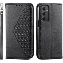 SZY Market Samsung Galaxy A35 Cüzdan Eşkenar Dörtgen Şekli Standı Günlük Kullanım El Için Flip Case (Yurt Dışından)