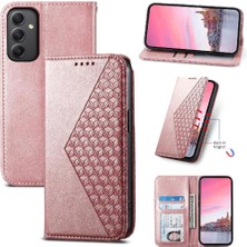 SZY Market Samsung Galaxy M34 5g Eşkenar Dörtgen Şekli Cüzdan Günlük Kullanım El Için Flip Case (Yurt Dışından)