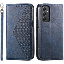 SZY Market Samsung Galaxy M34 5g Eşkenar Dörtgen Şekli Cüzdan Günlük Kullanım El Için Flip Case (Yurt Dışından)