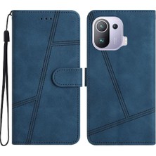 SZY Market Xiaomi 11 Pro Için Flip Case Kart Yuvaları Tutucu Manyetik Tam Koruma Pu (Yurt Dışından)