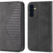 SZY Market Samsung Galaxy M14 5g Için Flip Case Standı Cüzdan El Kayışı Eşkenar Dörtgen Şekli (Yurt Dışından)