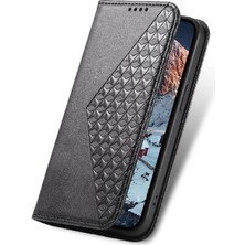 SZY Market Samsung Galaxy M14 5g Için Flip Case Standı Cüzdan El Kayışı Eşkenar Dörtgen Şekli (Yurt Dışından)