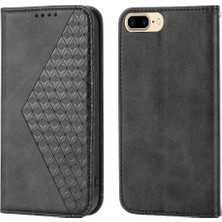 SZY Market IPhone 7/8 Için Flip Case Eşkenar Dörtgen Şekli Günlük Kullanım Standı Cüzdan El Kayışı (Yurt Dışından)