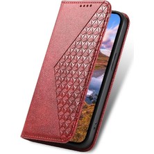 SZY Market Samsung Galaxy M54 Cüzdan Için Flip Case El Kayışı Standı Günlük Kullanım Eşkenar Dörtgen (Yurt Dışından)