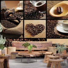Duvar Kağıdı Baskı Kahveli Duvar Kağıdı Posterleri Cafe Duvar Kağıdı Baskı