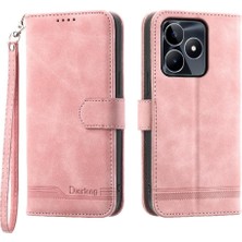 Realme C53 Nakit Cep Premium Manyetik Kapatma Kart Yuvaları Için Flip Case (Yurt Dışından)