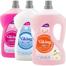 Viking Technopower 3'lü Yüzey Temizleyici Sensitive, Yasemin, Gül Sardunya 2.5 L x 3 Adet