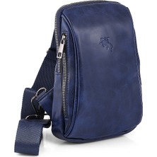 Polo Air Erkek Omuz Çantası Çapraz Göğüs ve Sırt Çantası Body Bag Vegan Deri Etn-72