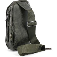 Polo Air Erkek Omuz Çantası Çapraz Göğüs ve Sırt Çantası Body Bag Vegan Deri Etn-72