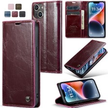 Colorful Shop Iphone 14 Için Flip Case Retro Cüzdan Kapak Manyetik Cüzdan Kickstand (Yurt Dışından)