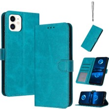 Colorful Shop Pu ile Kart Yuvası ile IPhone 11 Pro Saf Renk Kickstand Için Flip Case (Yurt Dışından)