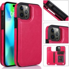 Colorful Shop Kart Tutucu ile IPhone 14 Pro Max Pu Deri Kickstand Için Cüzdan Kılıf (Yurt Dışından)