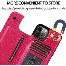 Colorful Shop Kart Tutucu ile IPhone 14 Pro Max Pu Deri Kickstand Için Cüzdan Kılıf (Yurt Dışından)