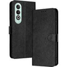 Colorful Shop Toka ile Oneplus Nord Ce4 Için Flip Case Saf Renk Pu Deri ile (Yurt Dışından)