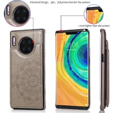 Colorful Shop Cüzdan Huawei Mate 30 Için Kart Tutucu Kılıf ile Pro Flip Darbeye Çift (Yurt Dışından)