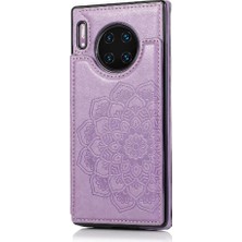 Colorful Shop Cüzdan Kart Tutucu Kılıf ile Huawei Mate 30 Desen Çiçek Çift Flip (Yurt Dışından)