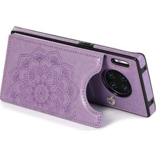 Colorful Shop Cüzdan Kart Tutucu Kılıf ile Huawei Mate 30 Desen Çiçek Çift Flip (Yurt Dışından)