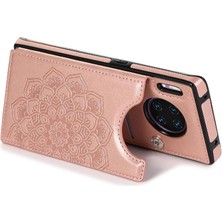 Colorful Shop Cüzdan Kart Tutucu Kılıf ile Huawei Mate 30 Desen Çiçek Çift Flip (Yurt Dışından)