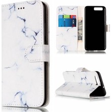 Colorful Shop Huawei P10 Tam Koruma Mermer Desen Pu Deri Cüzdan Için Flip Case (Yurt Dışından)