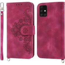 Colorful Shop Samsung Galaxy A71 4g Çoklu Kredi Kartı Yuvaları Için Flip Case Kabartmalı (Yurt Dışından)