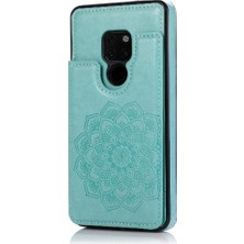 Colorful Shop Cüzdan Kart Tutucu Kılıf ile Huawei Mate 20 Desen Çiçek Pu Deri (Yurt Dışından)