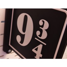 Harry Potter 9 3/4 Duvara Monte Tabela, Harry Potter Duvar Süsü