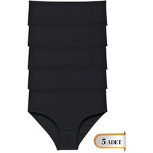 Fouraa Kadın Yüksel Bel Renkli Külot 5’li Paket Kadın Külot