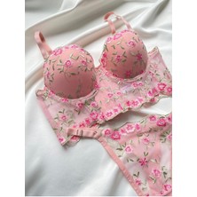 Fouraa Kadın Push-Up Bralet String Takım