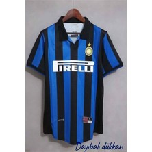 Dayı Balı Inter Efsane Ronaldo 1998 99 Mavi Siyah Içsaha Retro Futbol  Forma