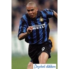 Dayı Balı Inter Efsane Ronaldo 1998 99 Mavi Siyah Içsaha Retro Futbol  Forma