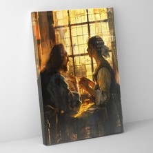 Painted Anarchy Johannes Vermeer Duvar Dekorasyonu Canvas Print  30X50 cm